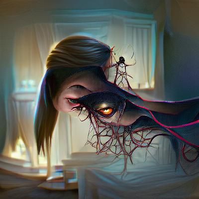 Sinister Lies: A Dark Fantasy Artwork