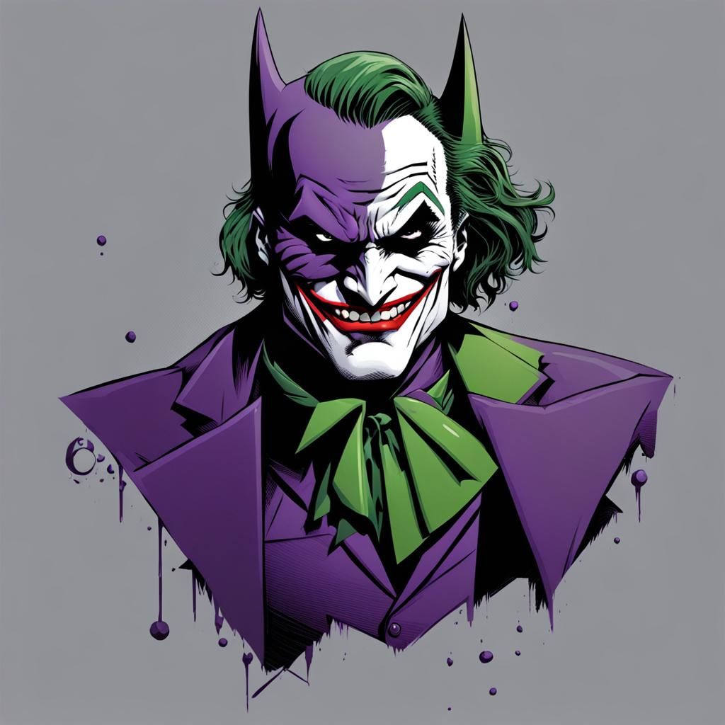 Batman as The Joker: A Twisted Mashup