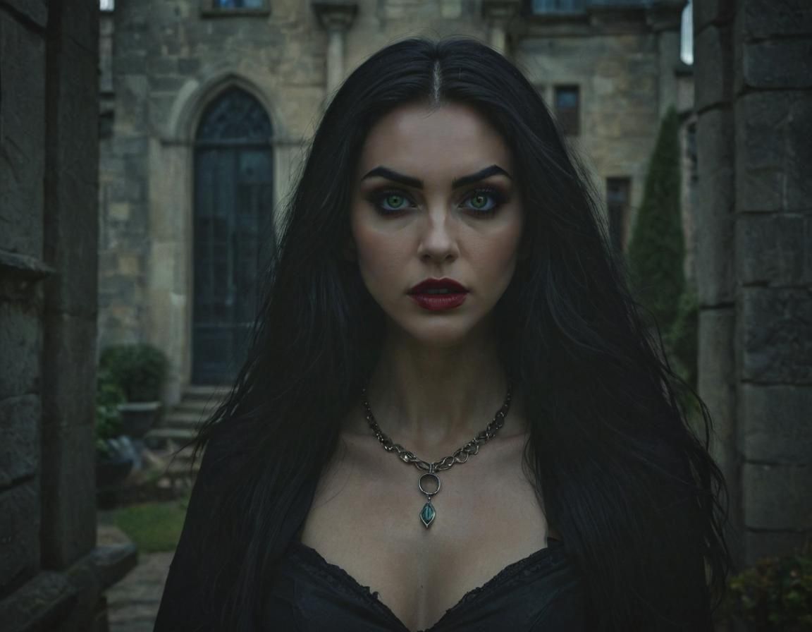 Dramatic Vampire Portrait in Cinematic Style