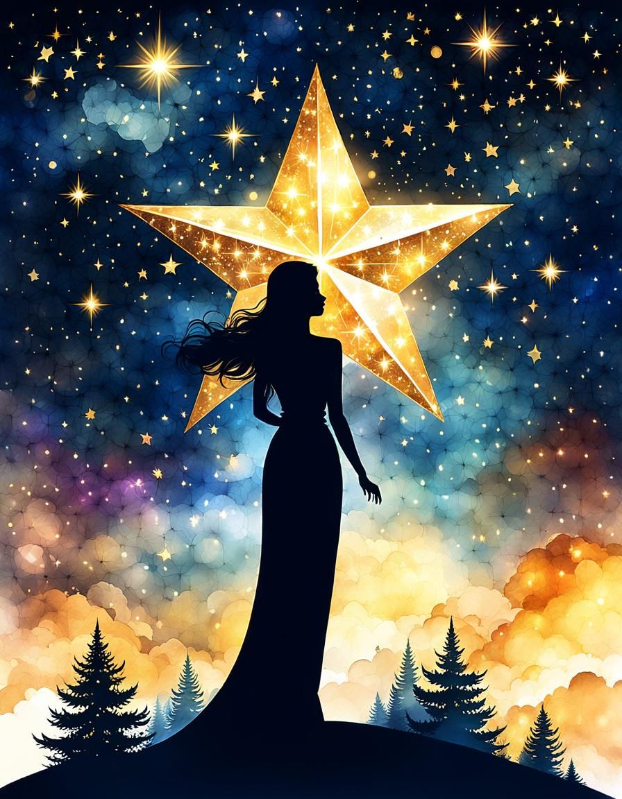 Celestial majesty of the night sky