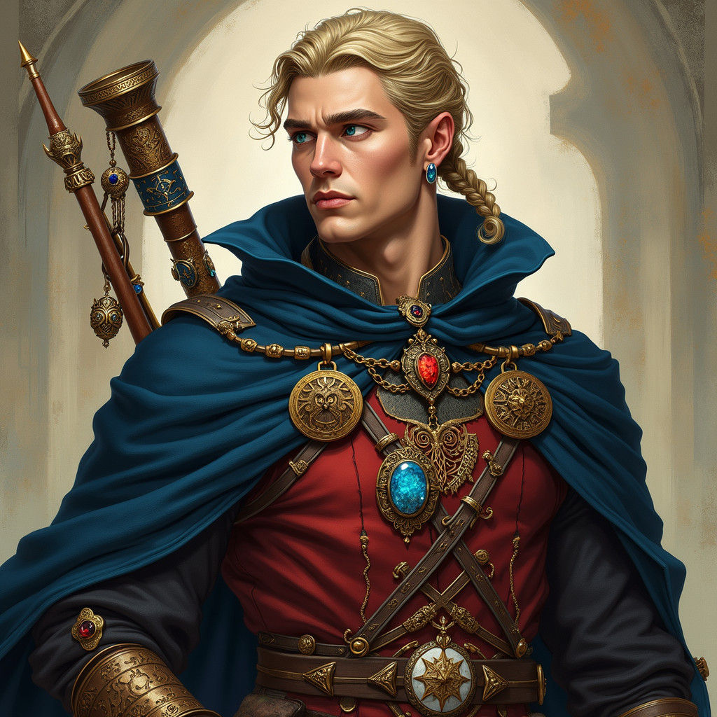 Regal Warrior Bard with Dreamstone Crown