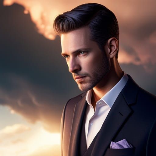 Realistic Dan From Lucifer: Detailed Matte Painting