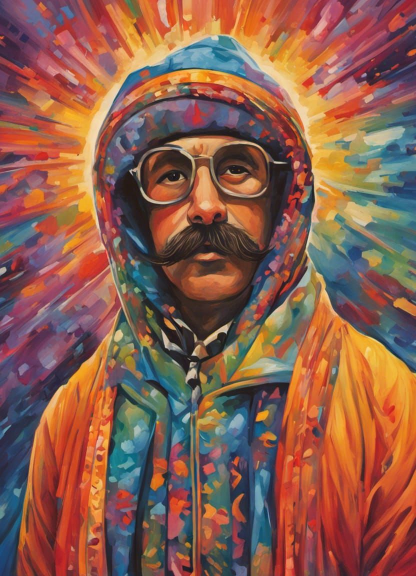 Colorful Anthropomorphic Portrait of Friday