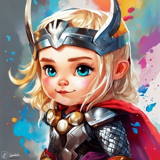 Thor Digital Art: God of Thunder