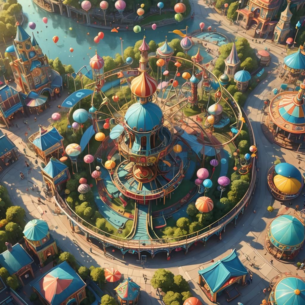 Musical Amusement Park: Fantasy Concept Art
