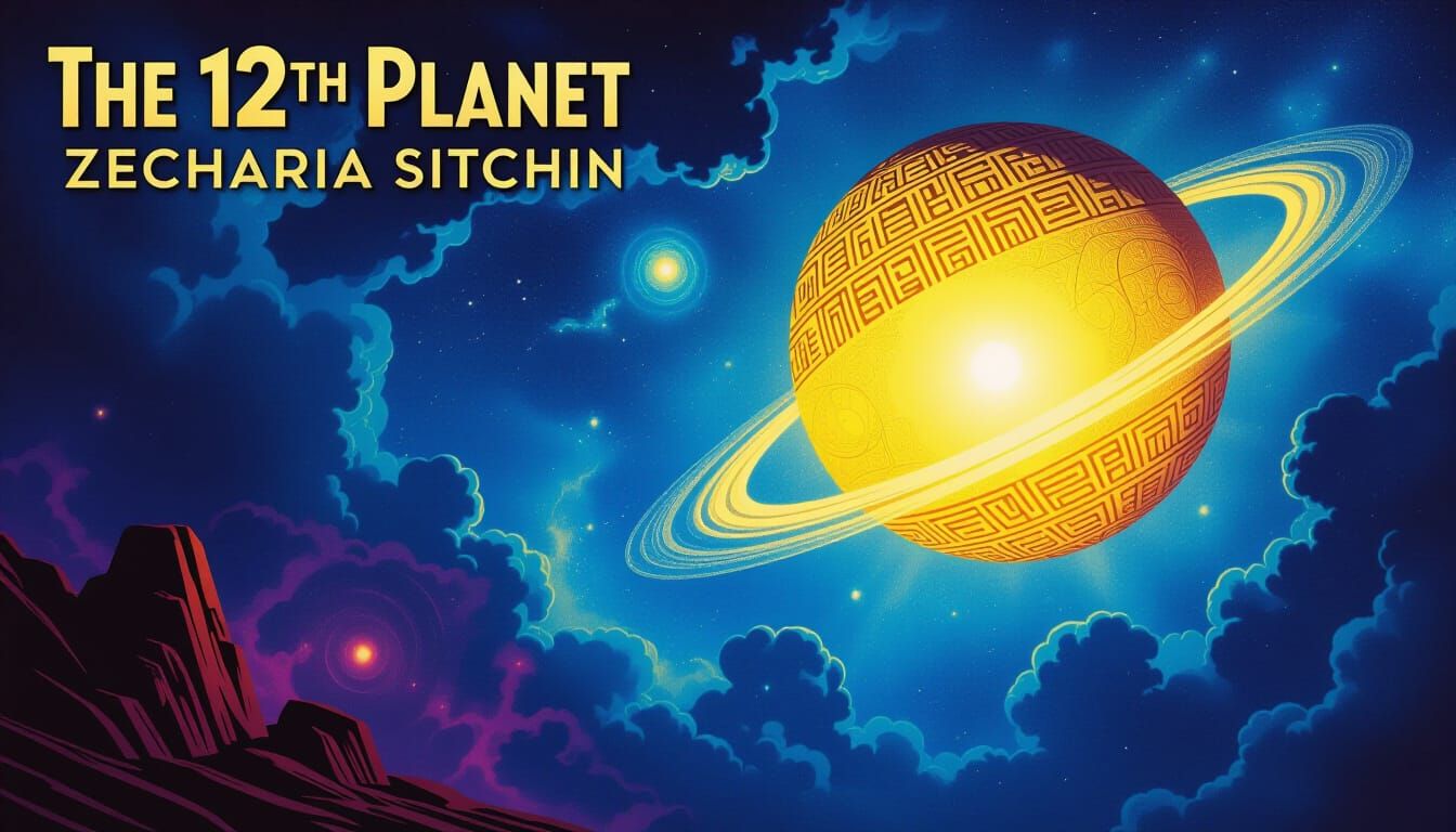 Retro Sci-Fi Book Cover: The 12th Planet