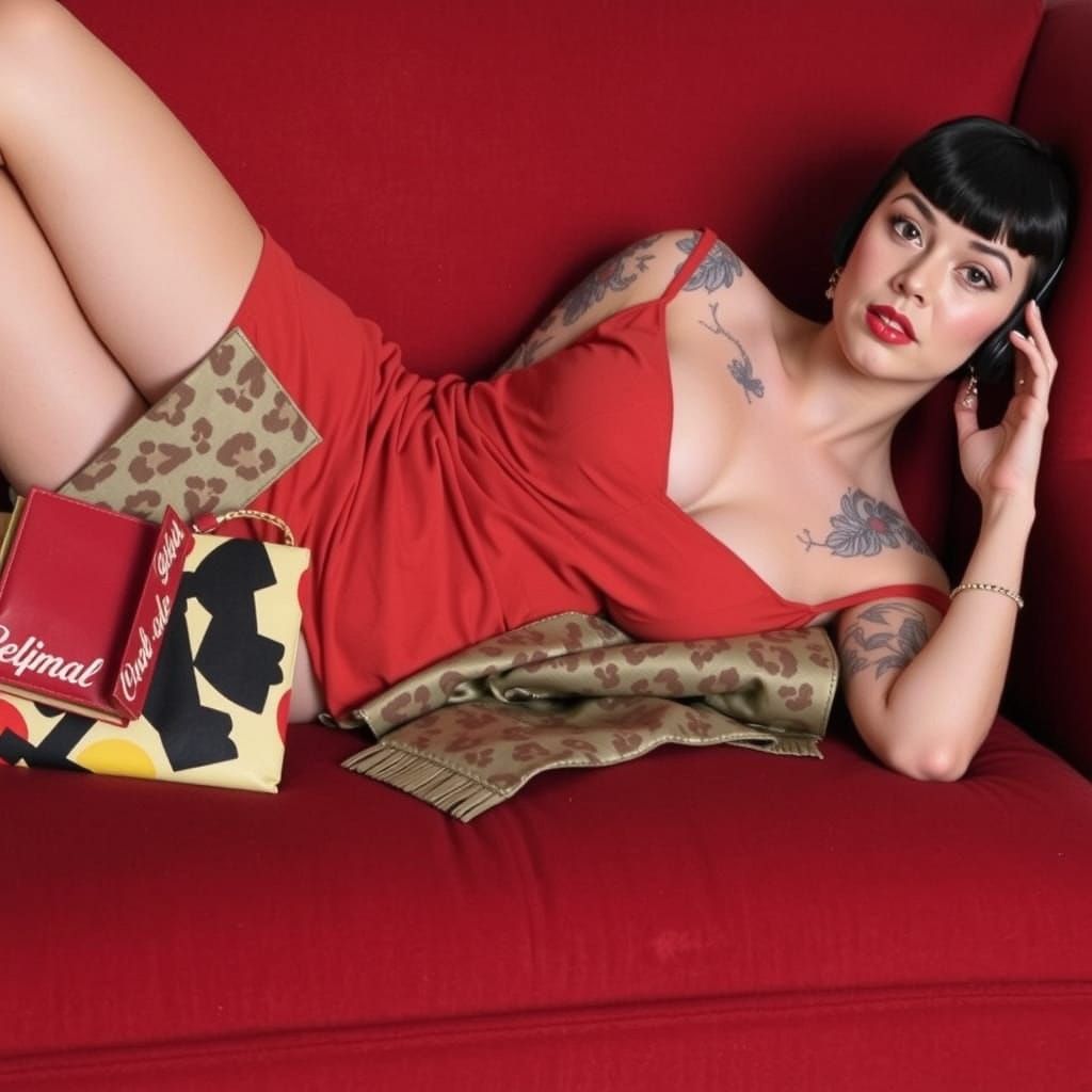 Vintage Glam Pin-Up: Women Celebrate Self-Love and Body Posi...