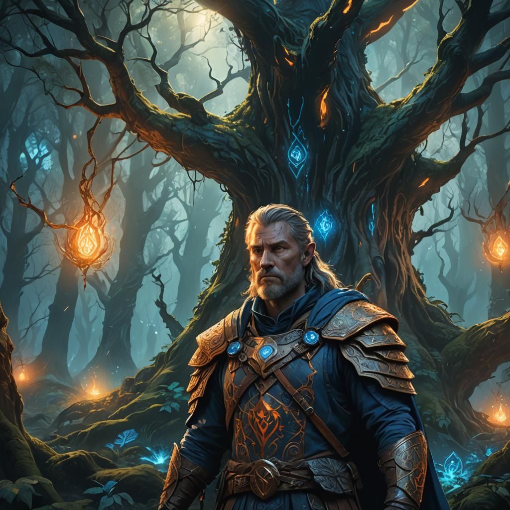 Johan Criff in Mystical Forest: Fantasy Concept Art