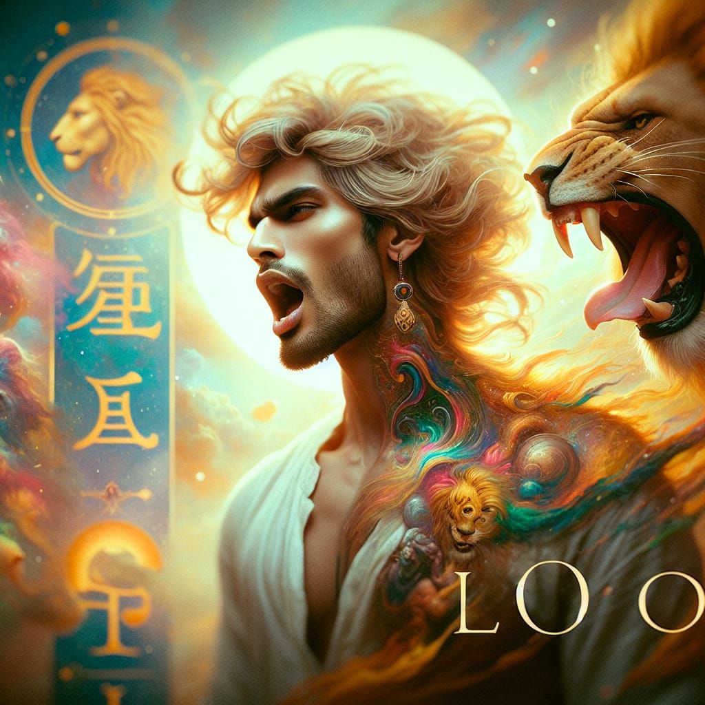 Zodiac Leo personified