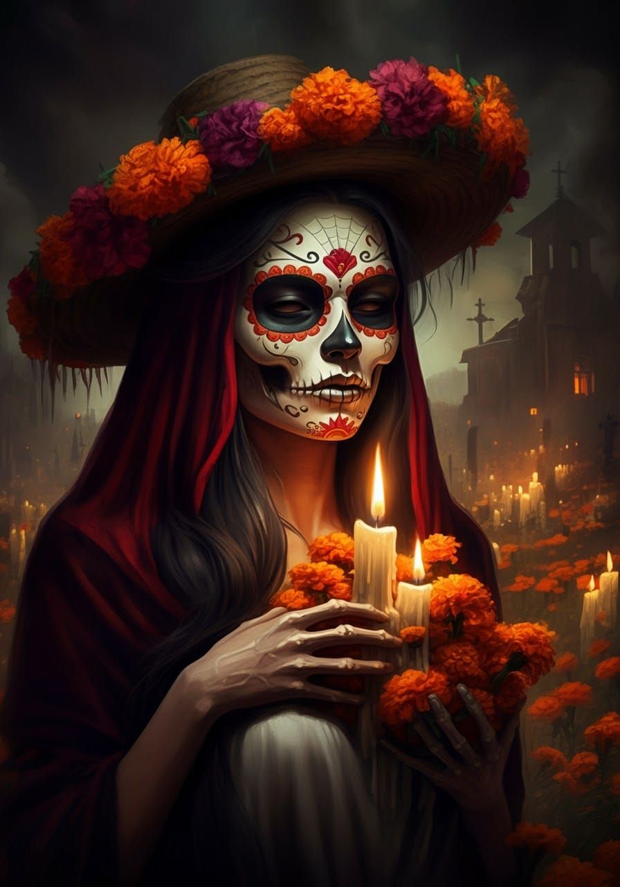 Día de los Muertos: Sugar Skull Fantasy