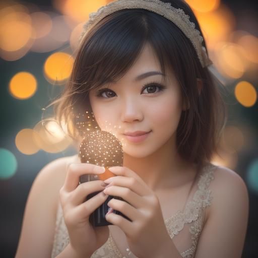 Happy New Year Celebration in Bokeh Style