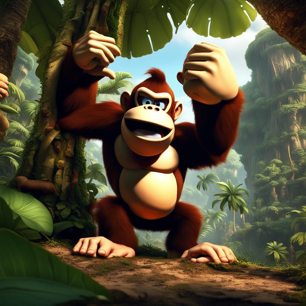 Donkey Kong likes Jungle vibes
