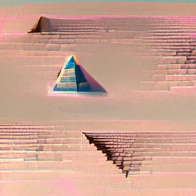 Simple AI Image of Pyramid