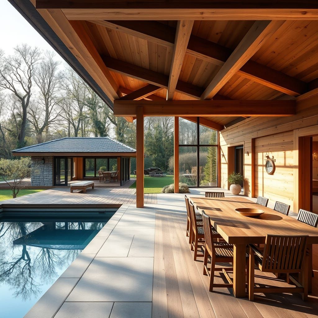 Modern Country Villa with Orchard and Pool
