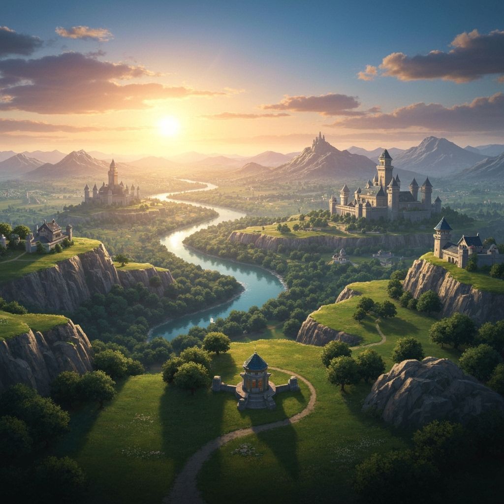 Hyperrealistic Vista of Hyrule with Epic Lighting