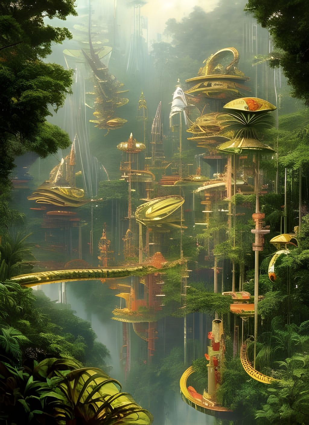Tropical Jungle Advanced Civilization