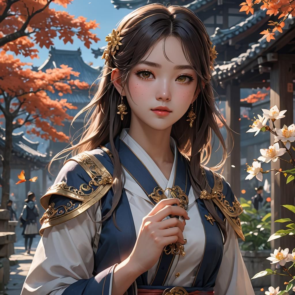 Beautiful Blind Girl: 3D Anime Ambassador of Peace