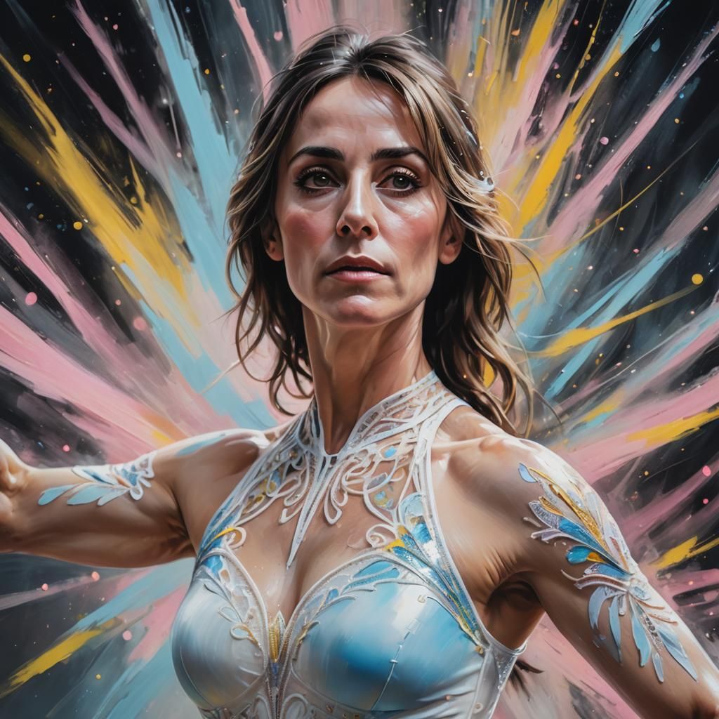 Nadia Comaneci portrait