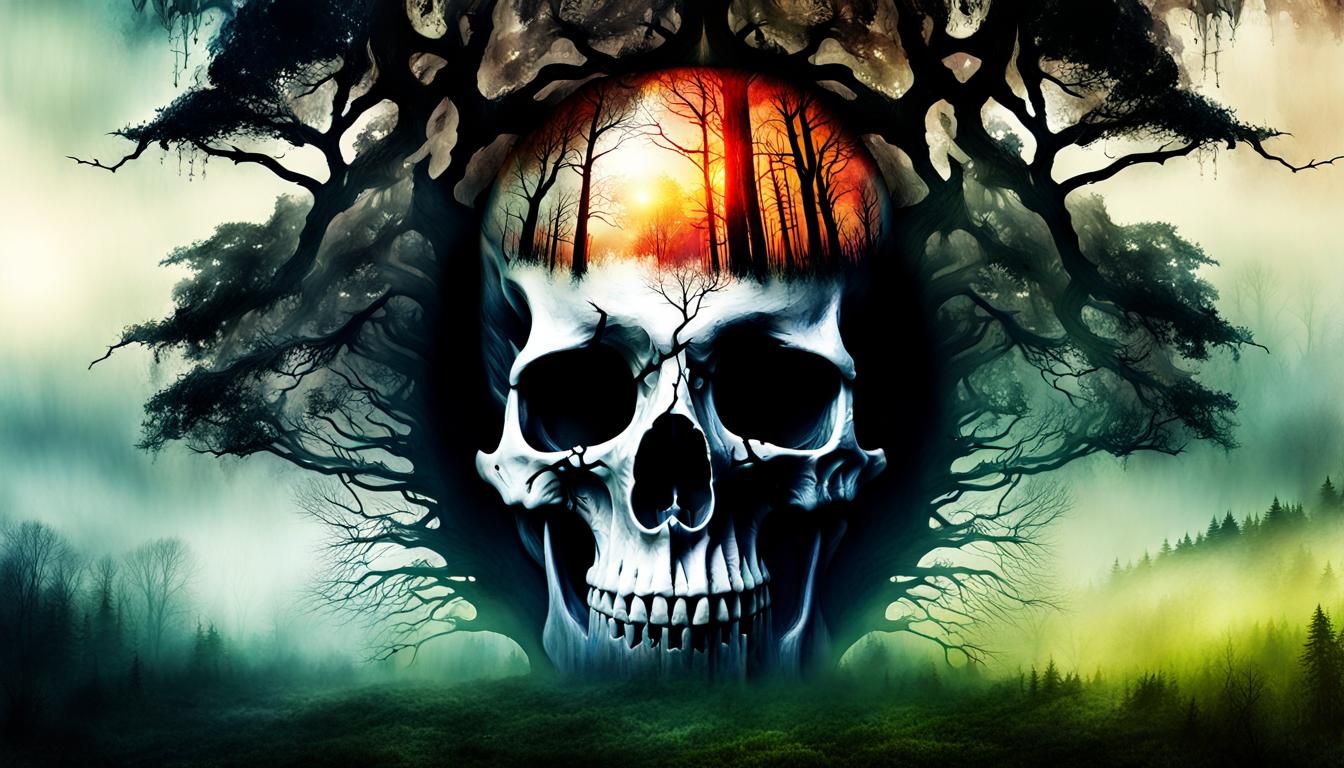 Haunted Forest: Goblin Skull and Heaven Portal