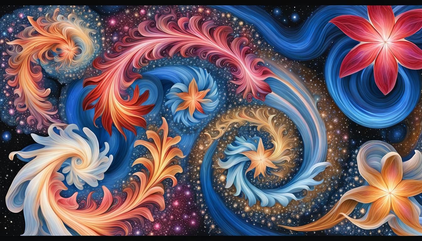 Étude sur le mouvement... avec des fleurs