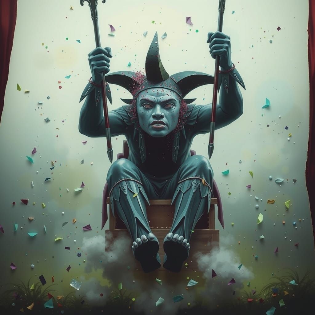 Glittering Masterpiece Moment of Creative Freedom