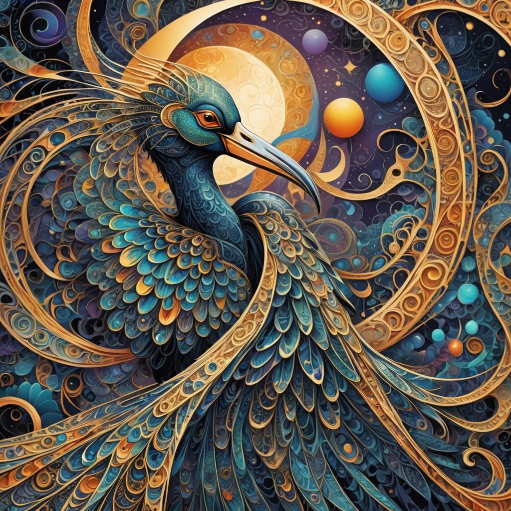 Thoth's Ibis Transformation in Abstract Expressionism