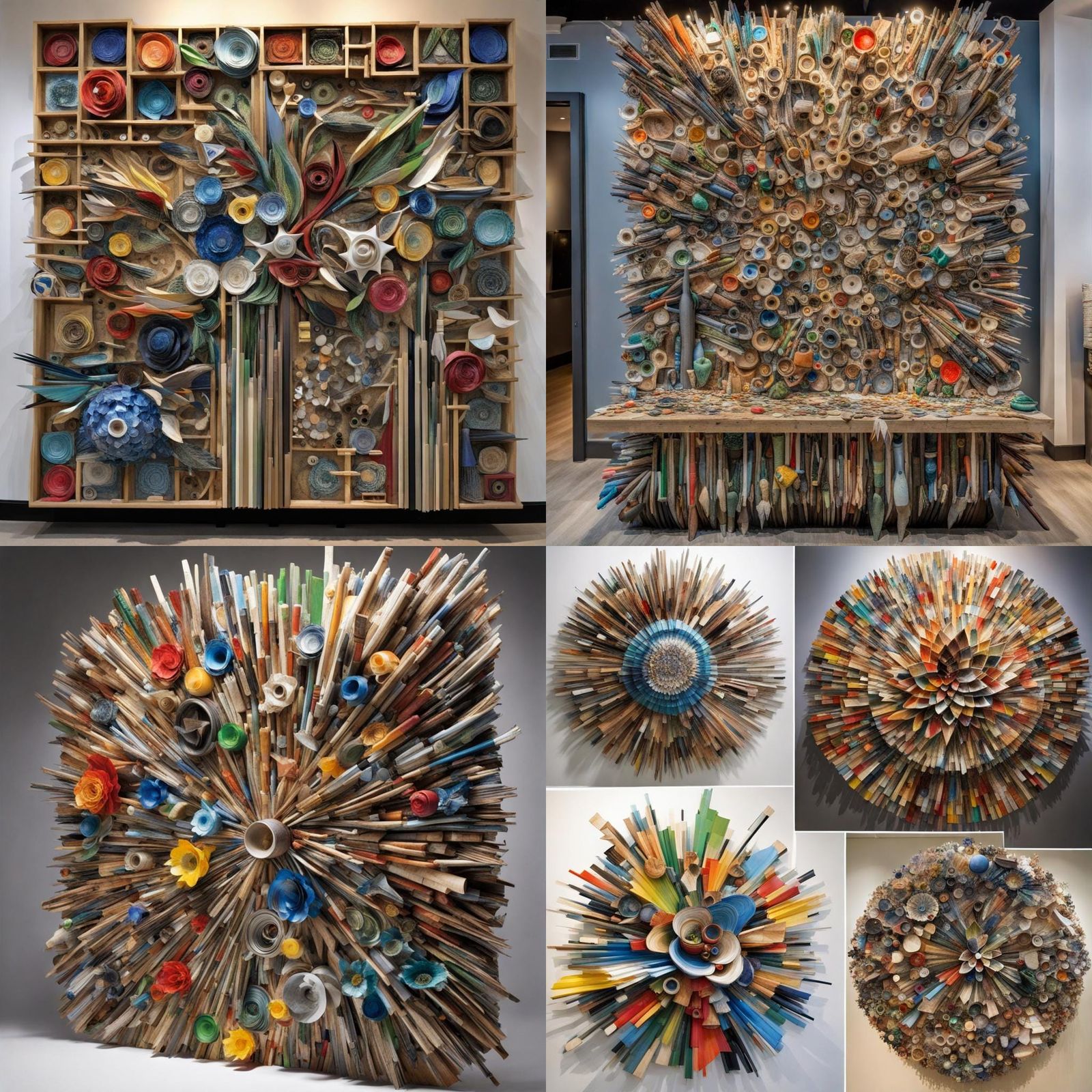 Eco-Conscious Creativity: 3D Art from Recycled Materials