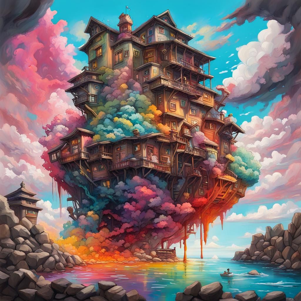 Hop Onto the Moving Castle