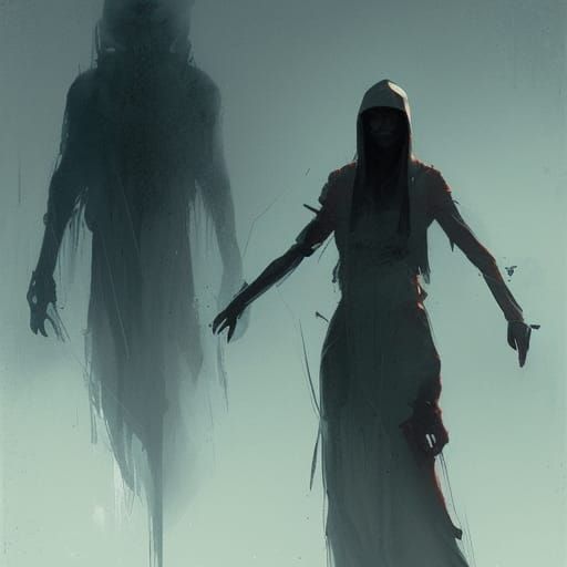 Sinister Ghosts by Fantasy Artist