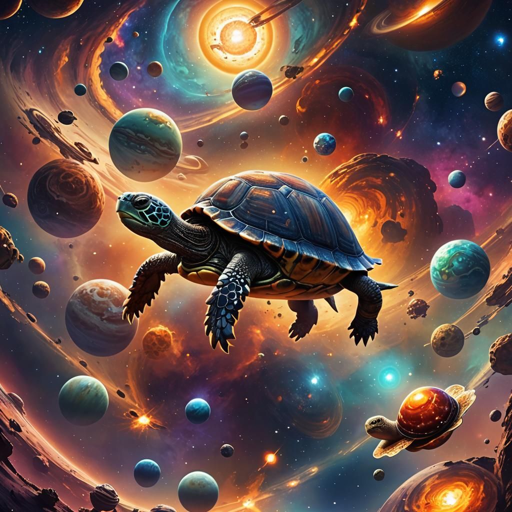 Mutant turtles in space