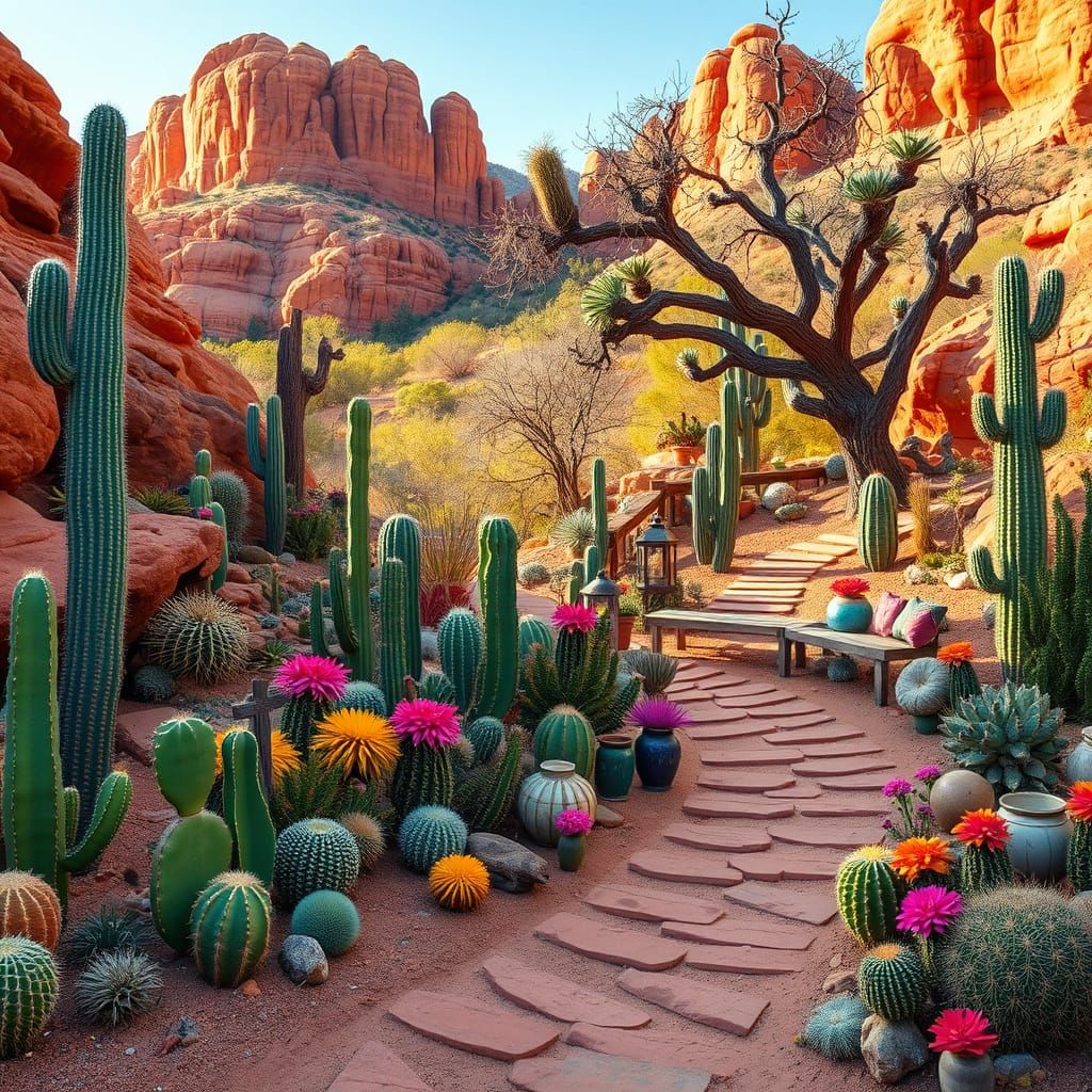 Whimsical Desert Oasis in Sedona