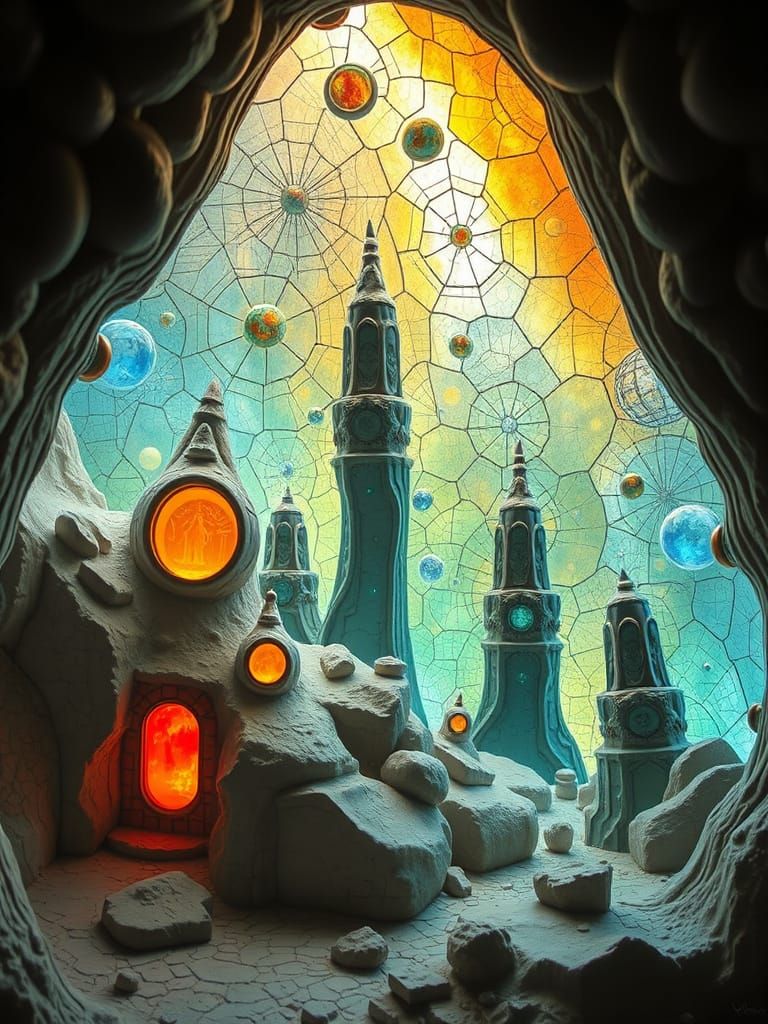 Diatomaceous Modernism Inflatable Ceramic Earthly Whirlingto...