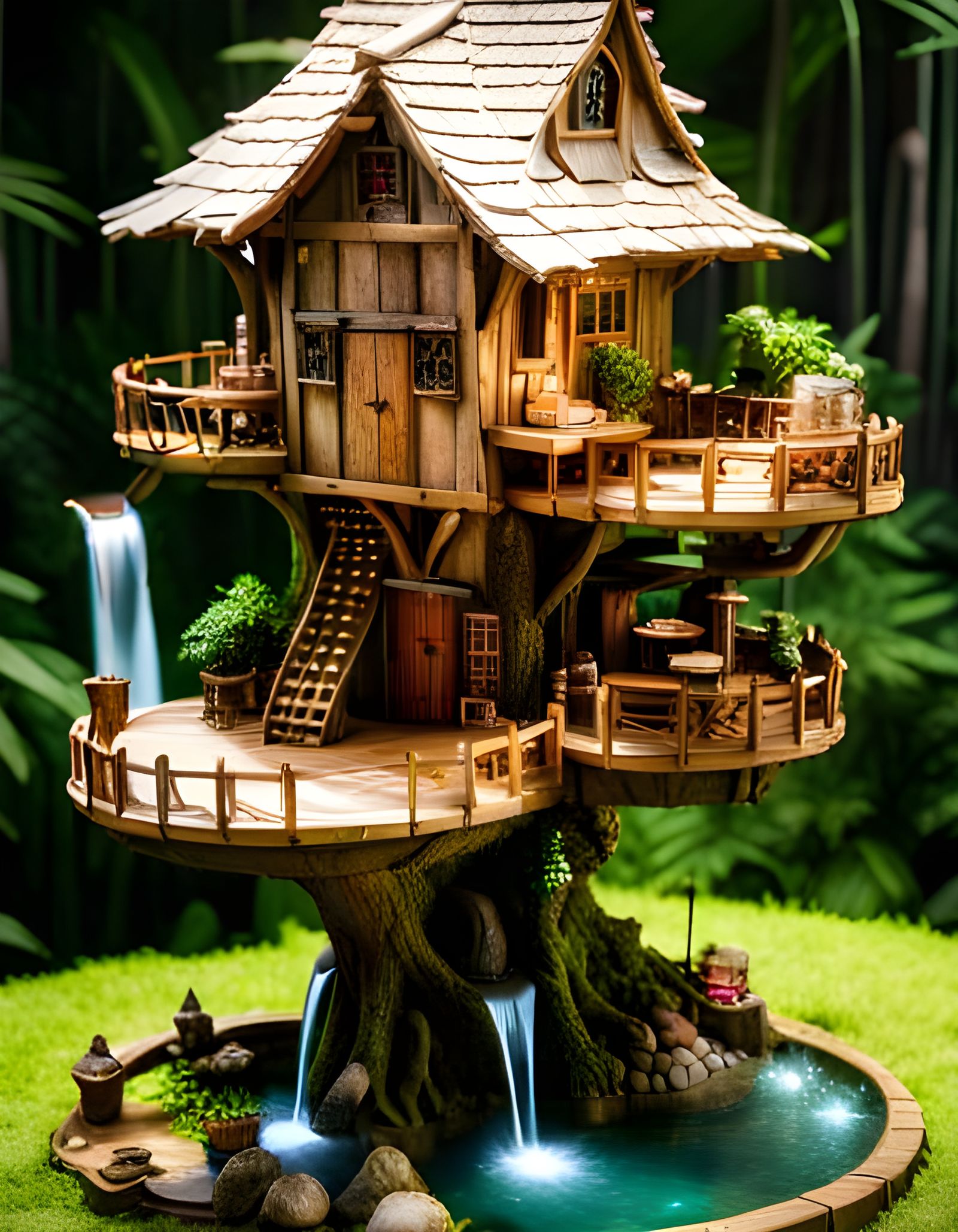 Tiny treehouse