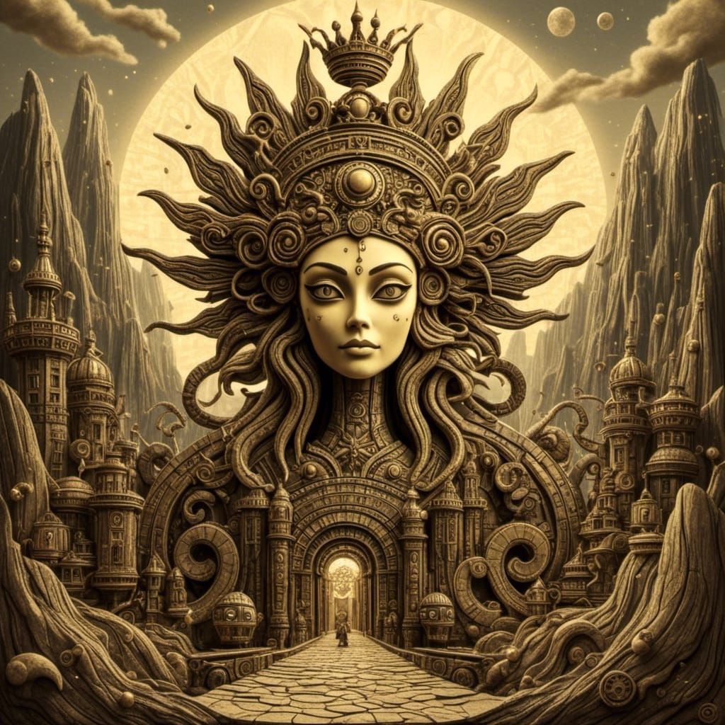 Whimsical Faraway Land in a Fairy Tale Style