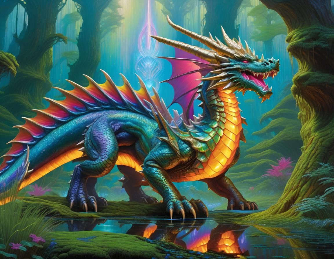 Rainbow dragon