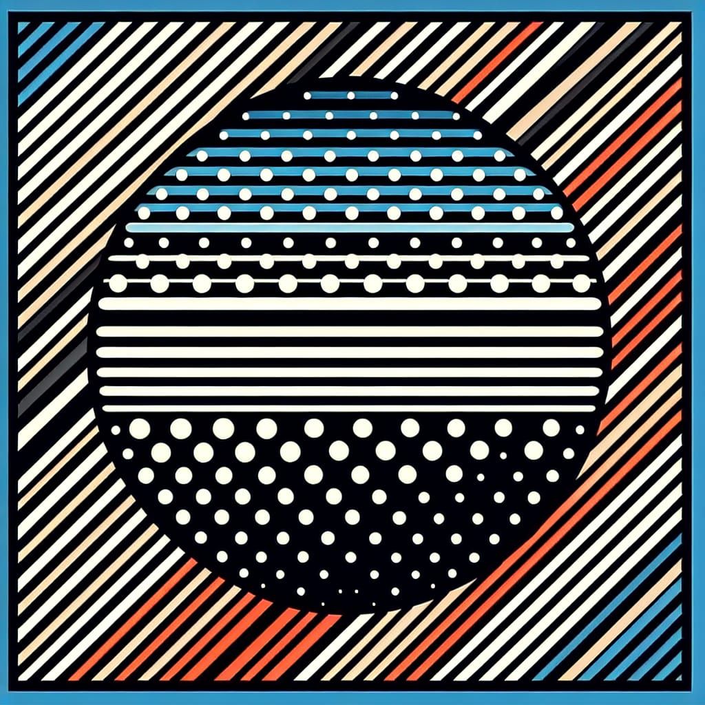 Contrasting Stripes: The Opposite of Polka Dots