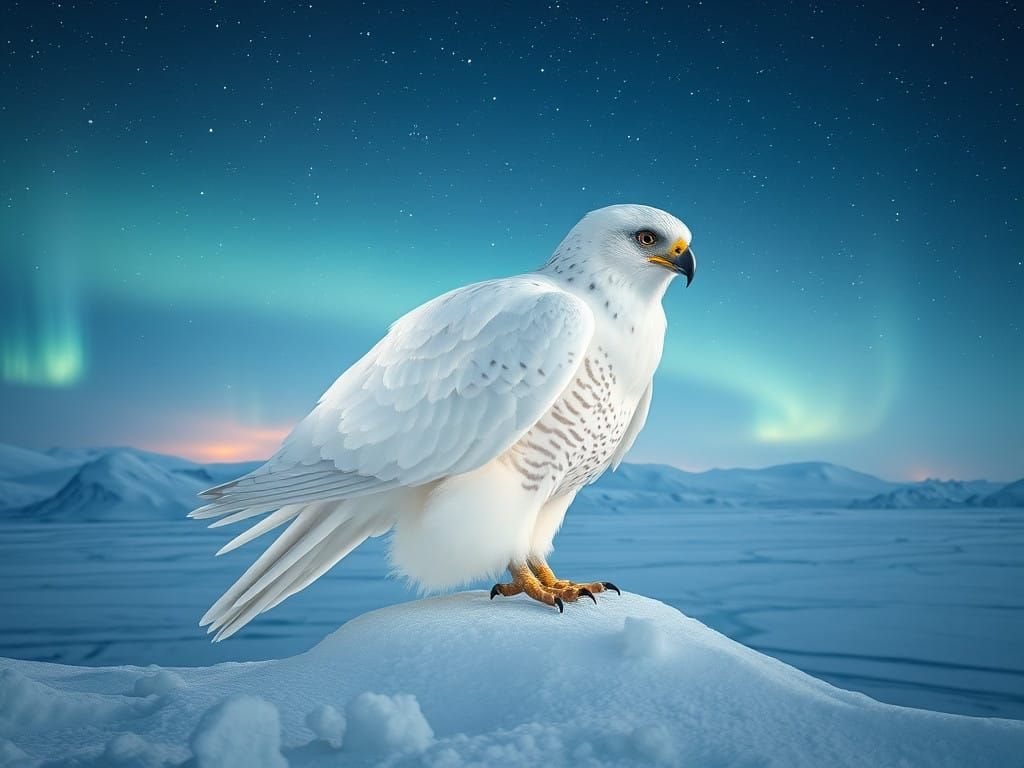 White Gyrfalcon