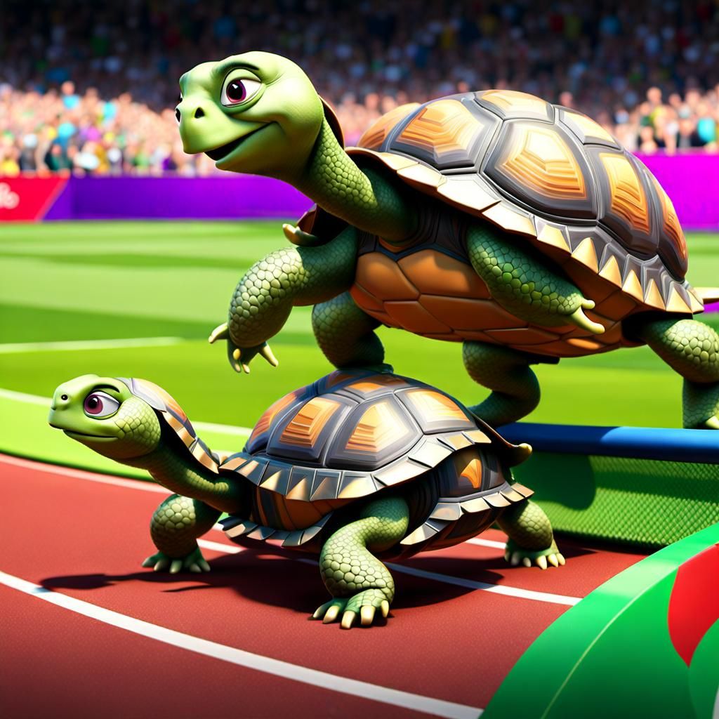 The Hundred Meter Turtle Race