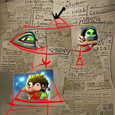 Abstract Conspiracy Theory Visualisation