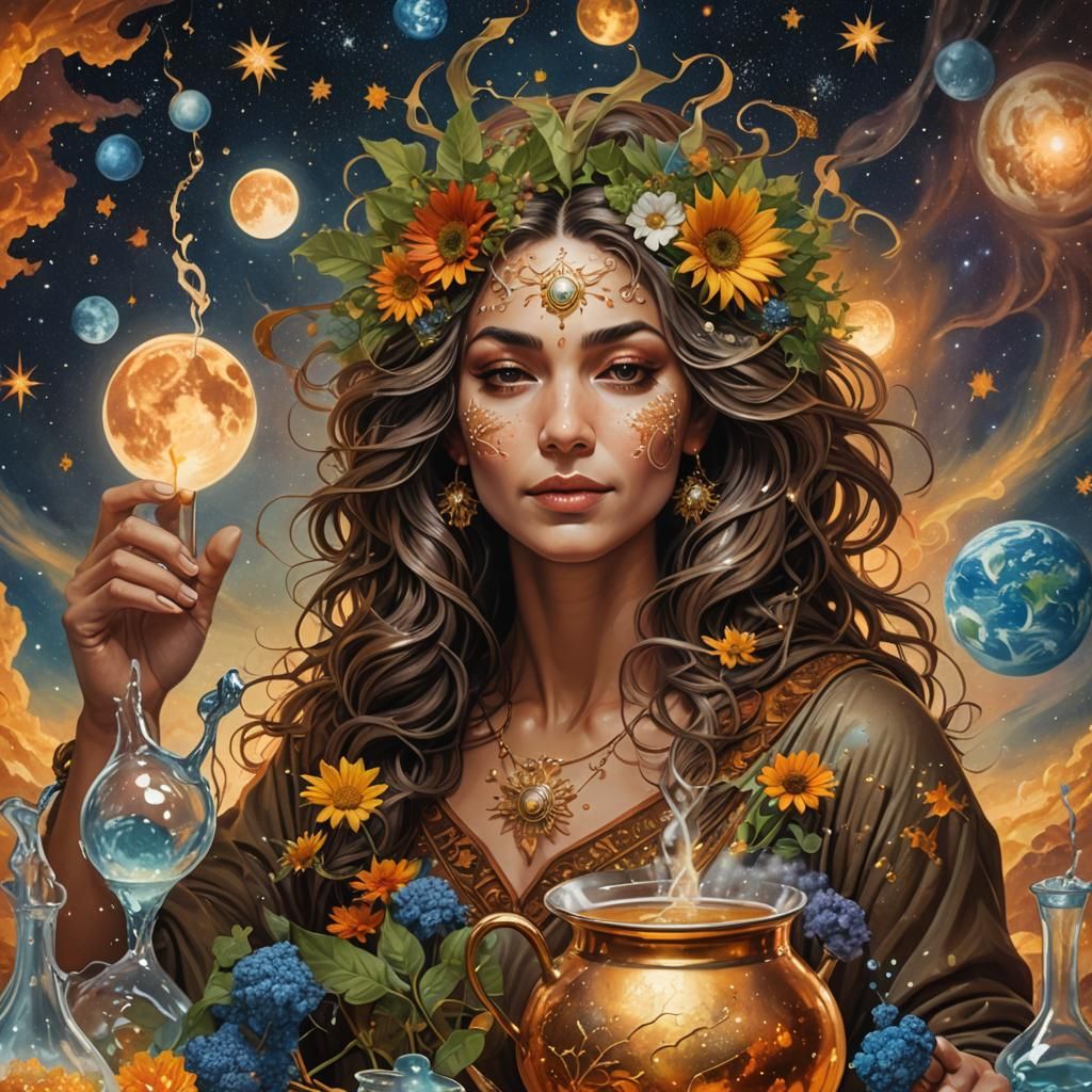 Mother Earth Arrayed in Her Earth Tones