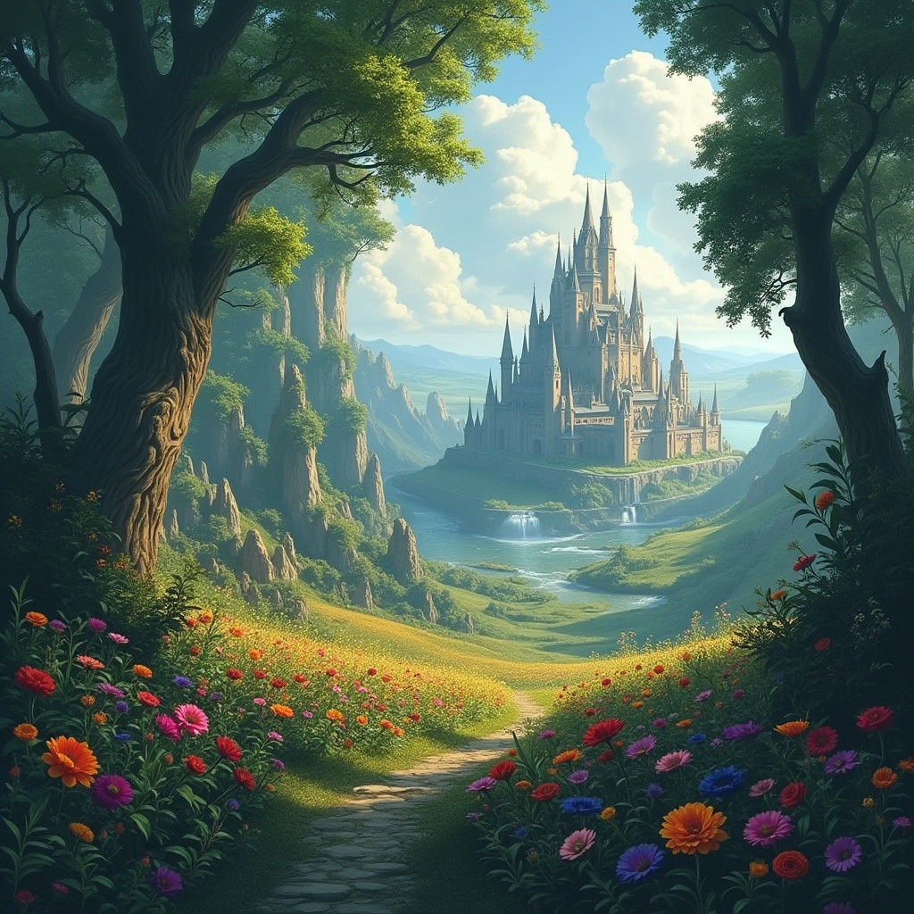 Mystical Kingdoms: Forest and Flower Field