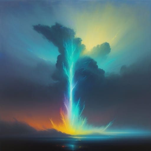 Divine Radiance Unfolds in Ethereal Light