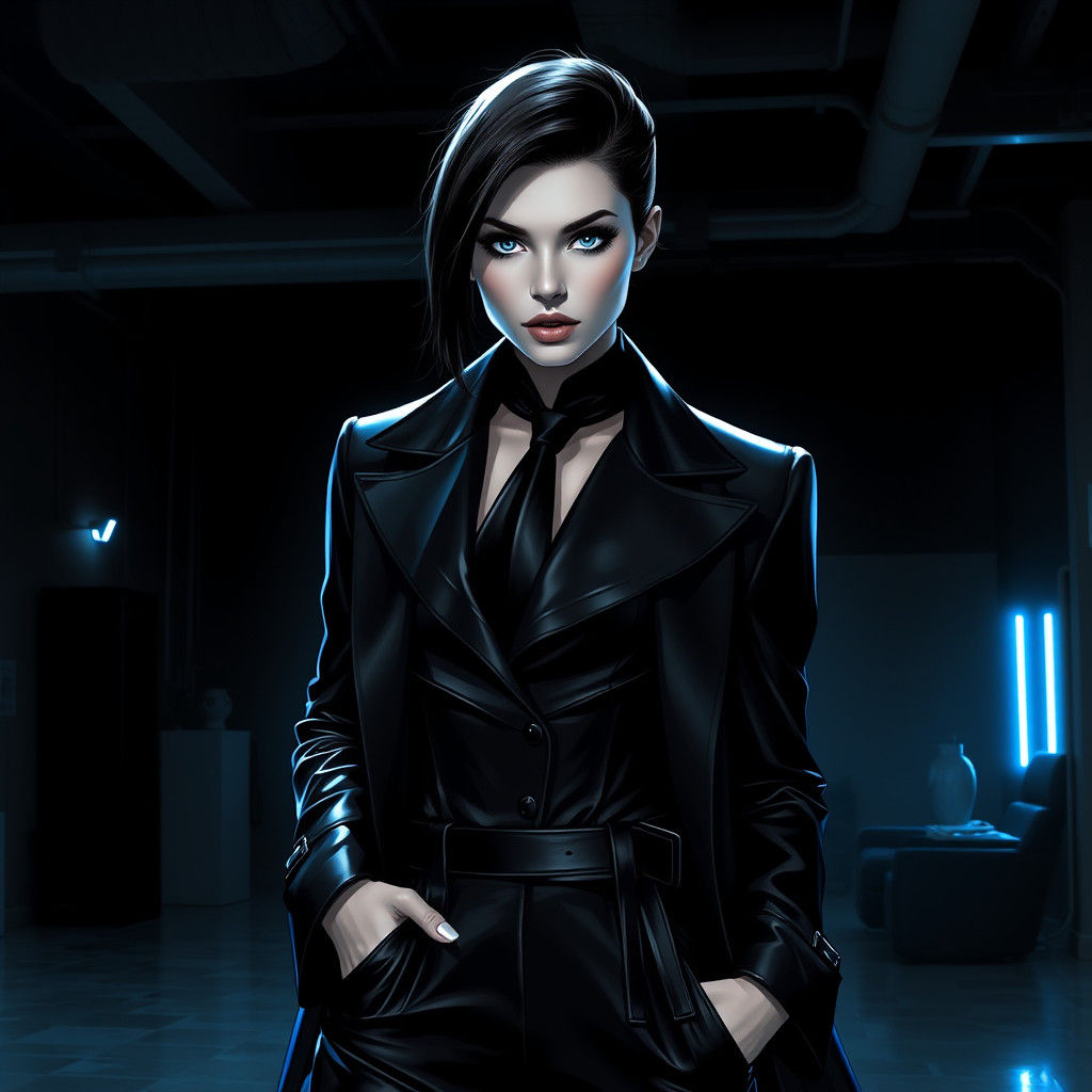 Cyberpunk Fashion Photographer Captures Model in Industrial ...