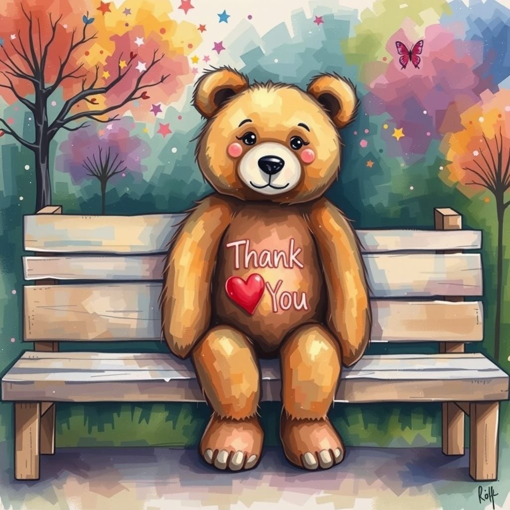 Cute Teddy Bear in a Cozy Children's Room