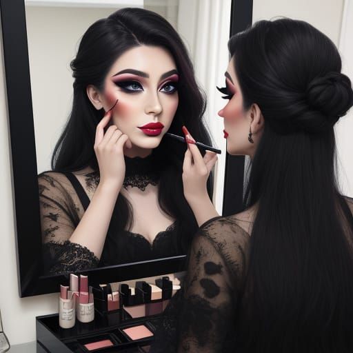 Baroque Beauty in a Modern Face