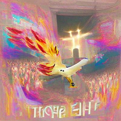Ethereal Depiction of the Holy Spirit