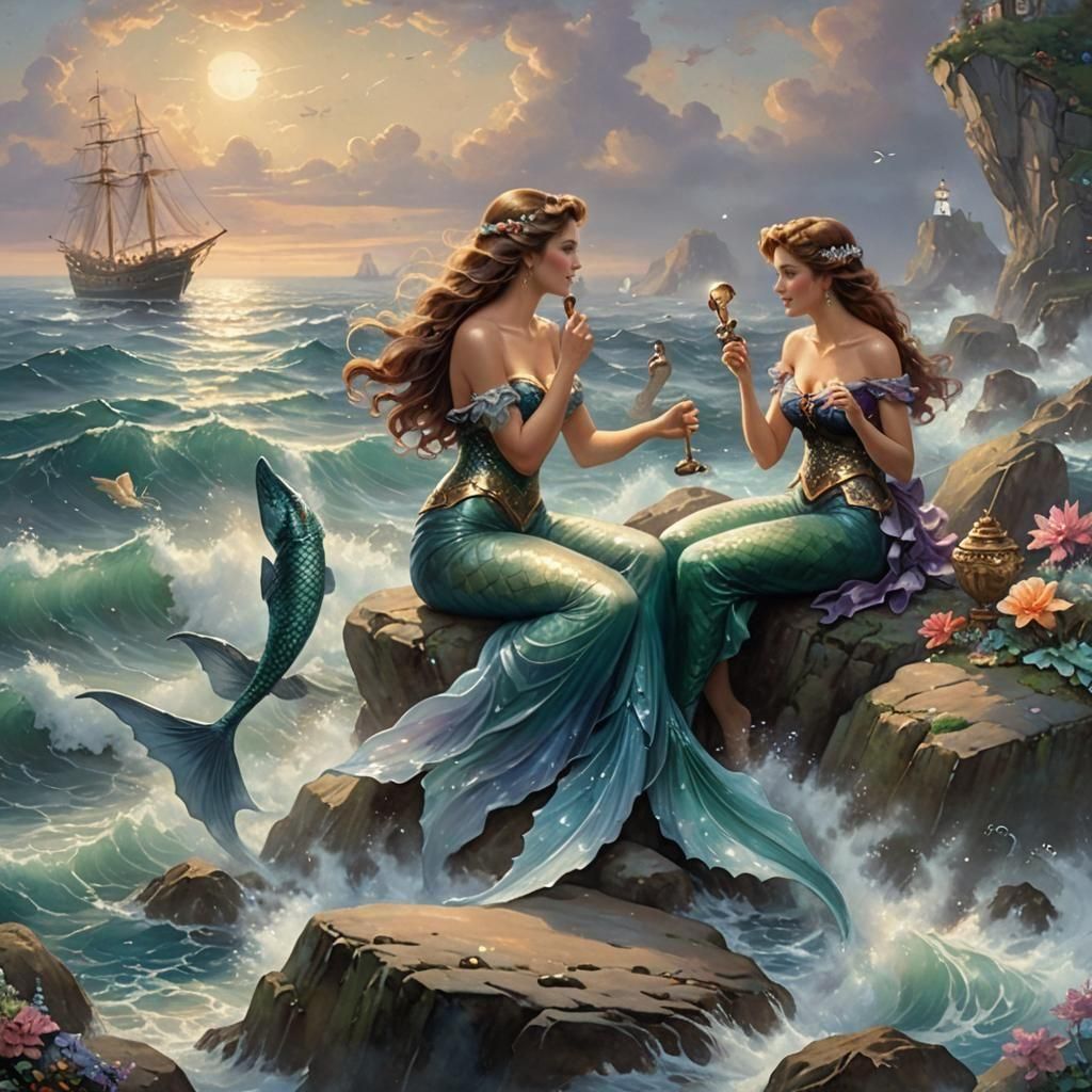 Enchanting Mermaid Song Beckons Sailors to Underwater Graves