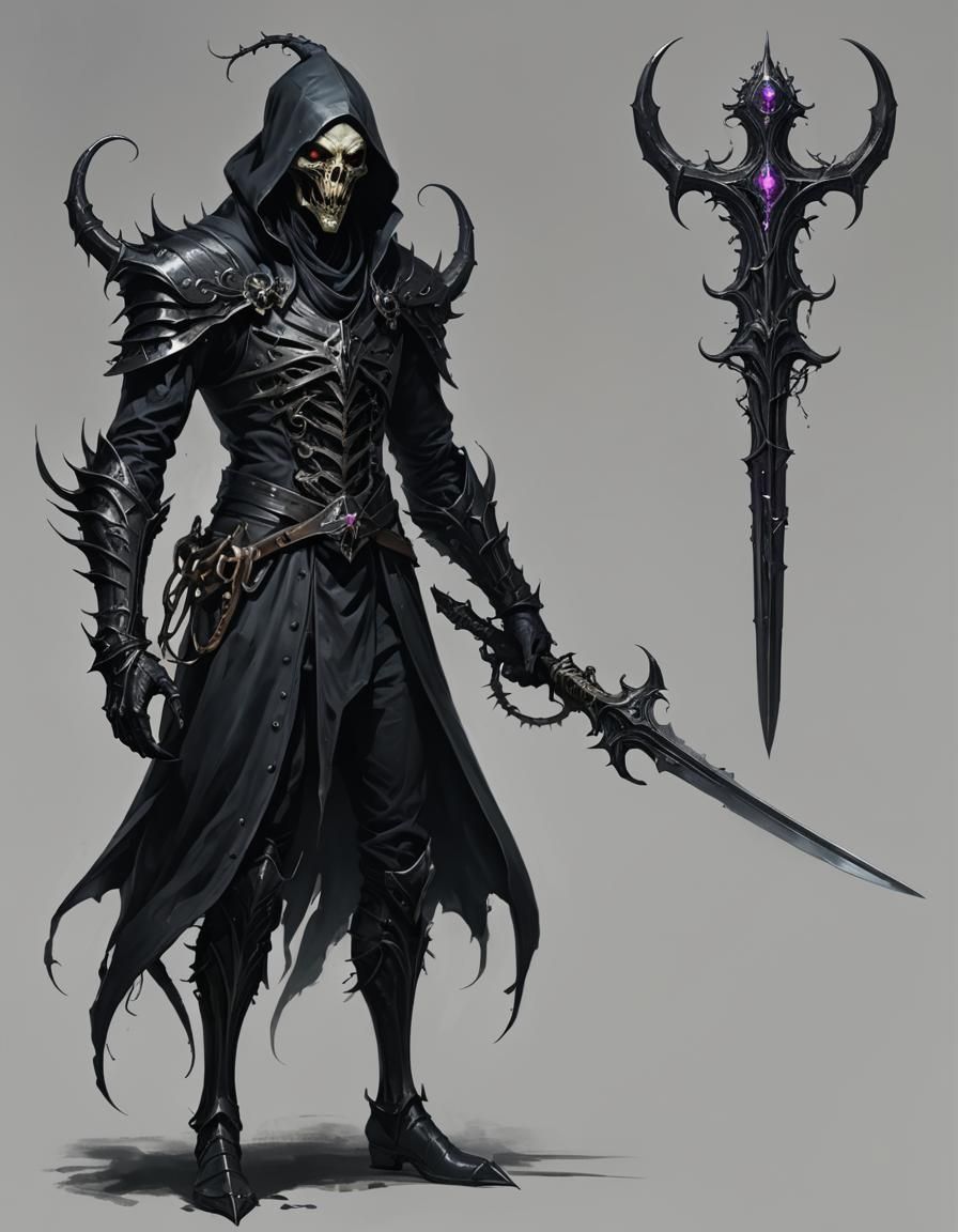 Sinister Eldritch Rapier Concept Art