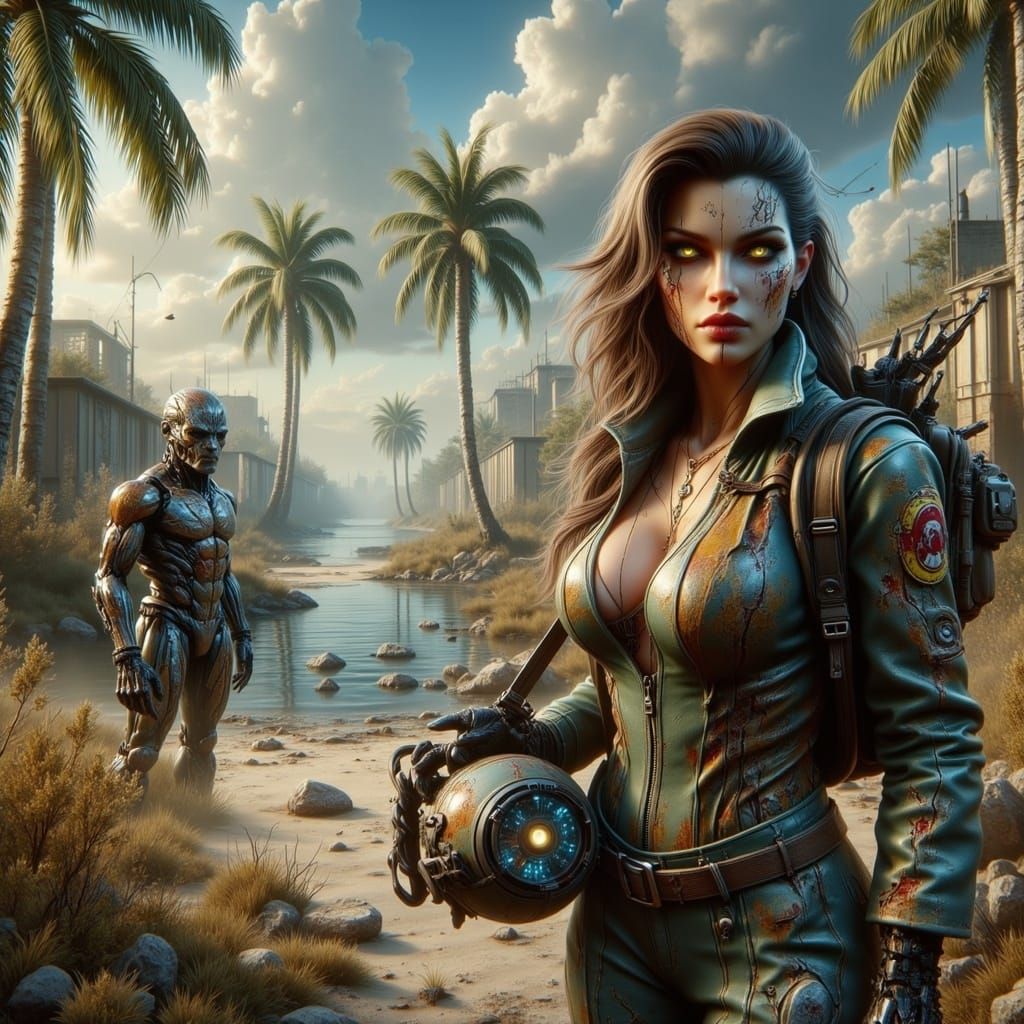 Fallout Inspired Post-Apocalyptic Florida Landscape