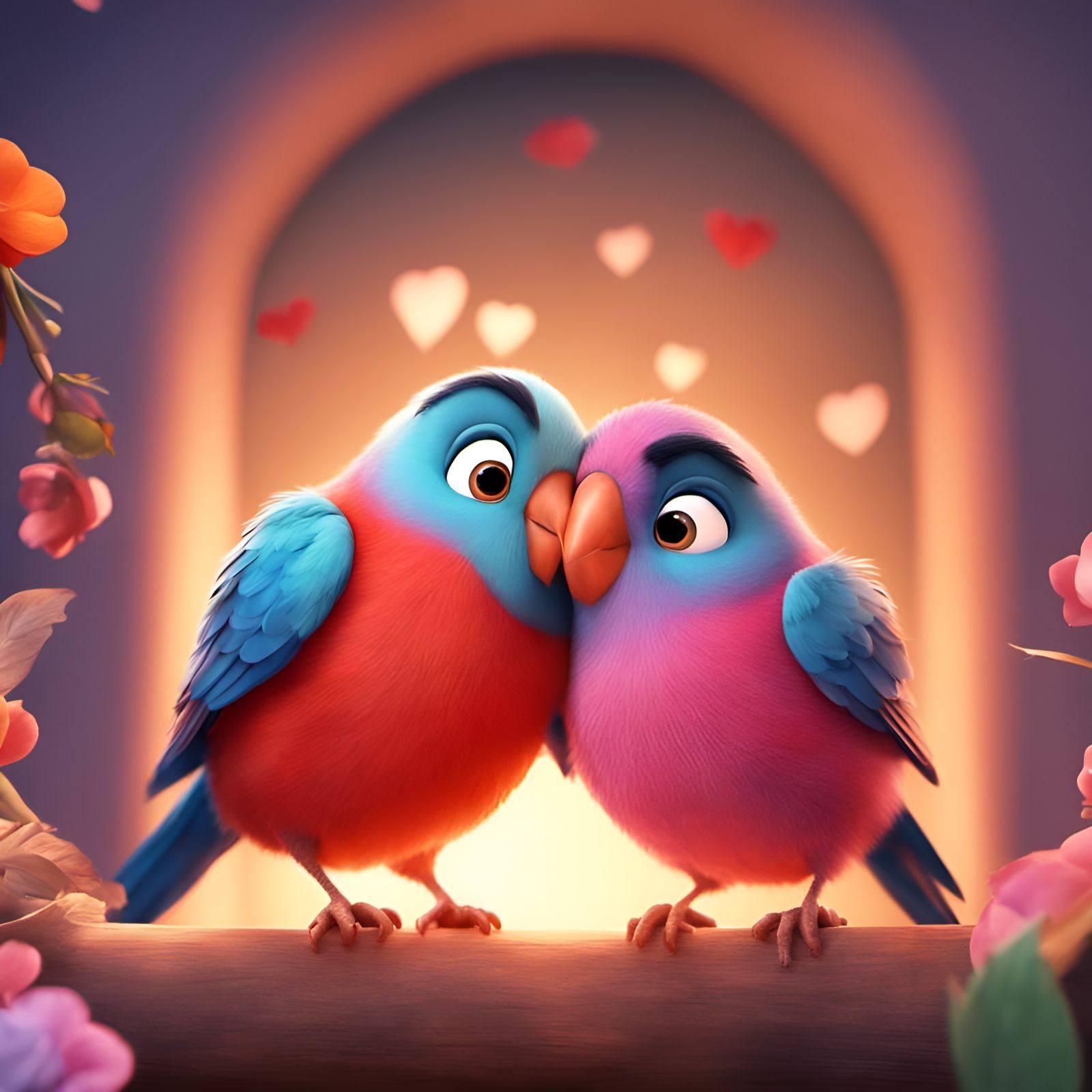 Cute lovebirds 2023 #3